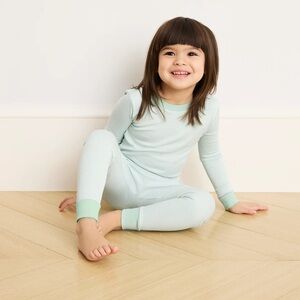 ❤️ Kids Long-Long Set in Parisian Green